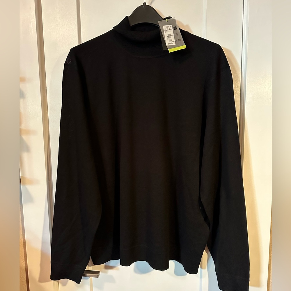 Murano Classic Black Turtleneck Sweater
